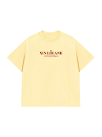 Áo Thun Relaxed Fit Xin Lỗi Anh