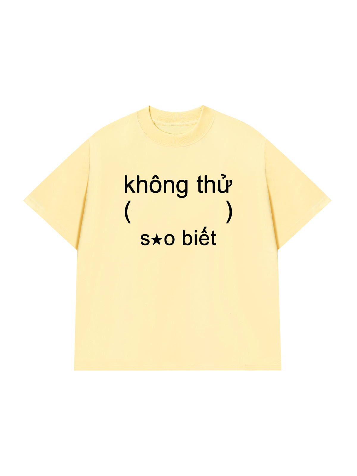 Áo Thun Relaxed Fit Không Thử Sao Biết