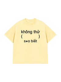 Áo Thun Relaxed Fit Không Thử Sao Biết
