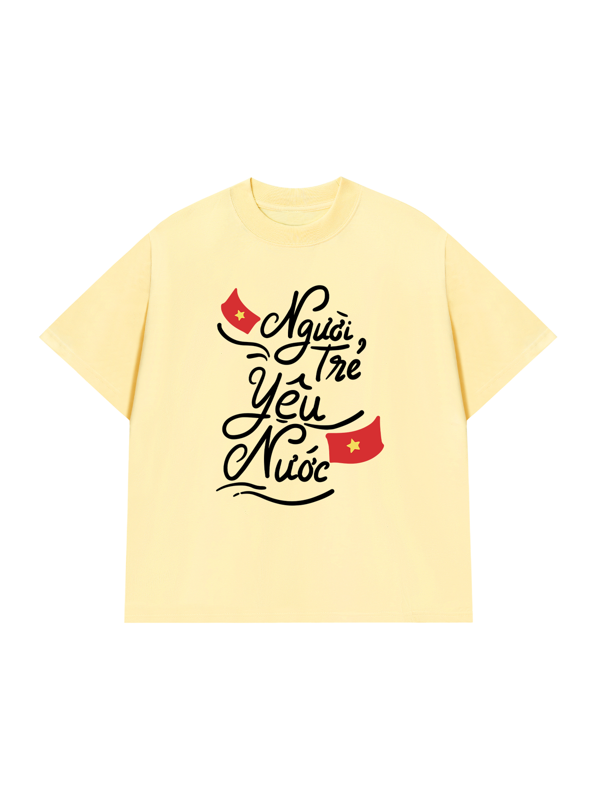 Áo Thun Relaxed Fit Người Trẻ Yêu Nước