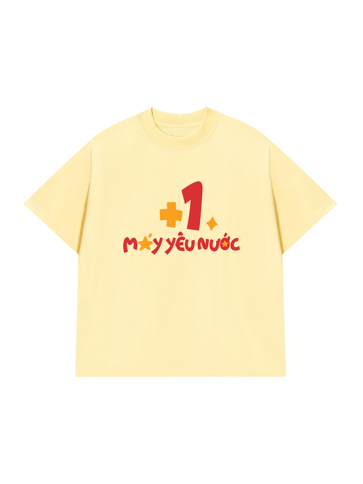 Áo Thun Relaxed Fit + 1 Máy Yêu Nước