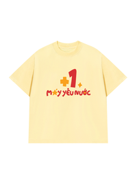 Áo Thun Relaxed Fit + 1 Máy Yêu Nước