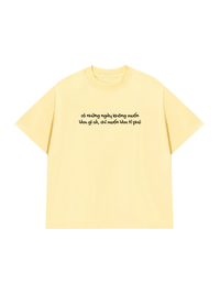 Áo Thun Relaxed Fit Không Làm Gì Cả