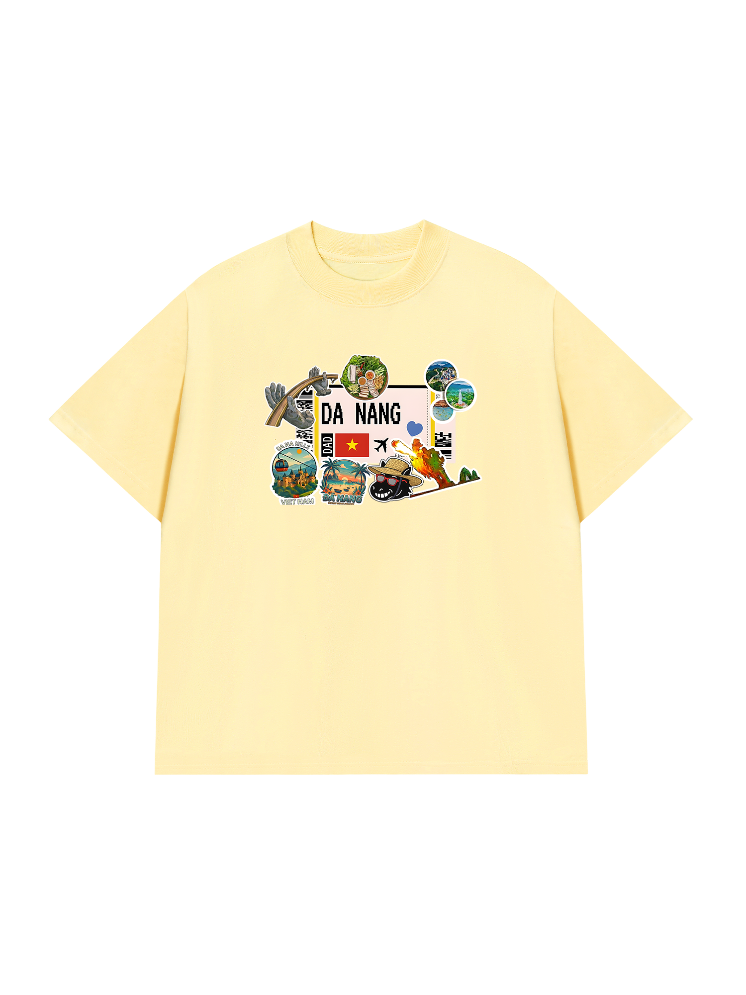 Áo Thun Relaxed Fit Du Lịch Đà Nẵng