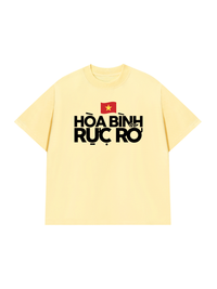 Áo Thun Relaxed Fit Hòa Bình Rực Rỡ