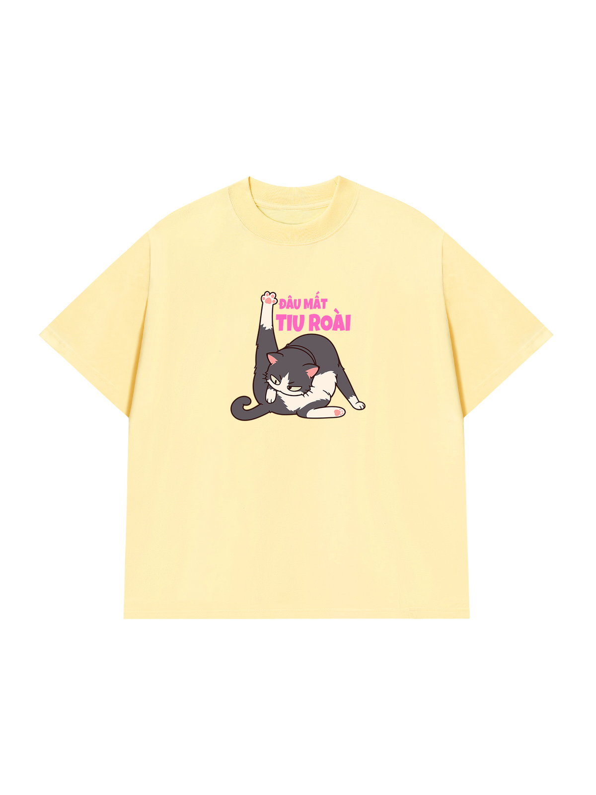 Áo Thun Relaxed Fit Đâu Mất Tiu Roài