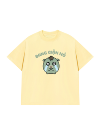 Áo Thun Relaxed Fit Đang Giận Hỏ