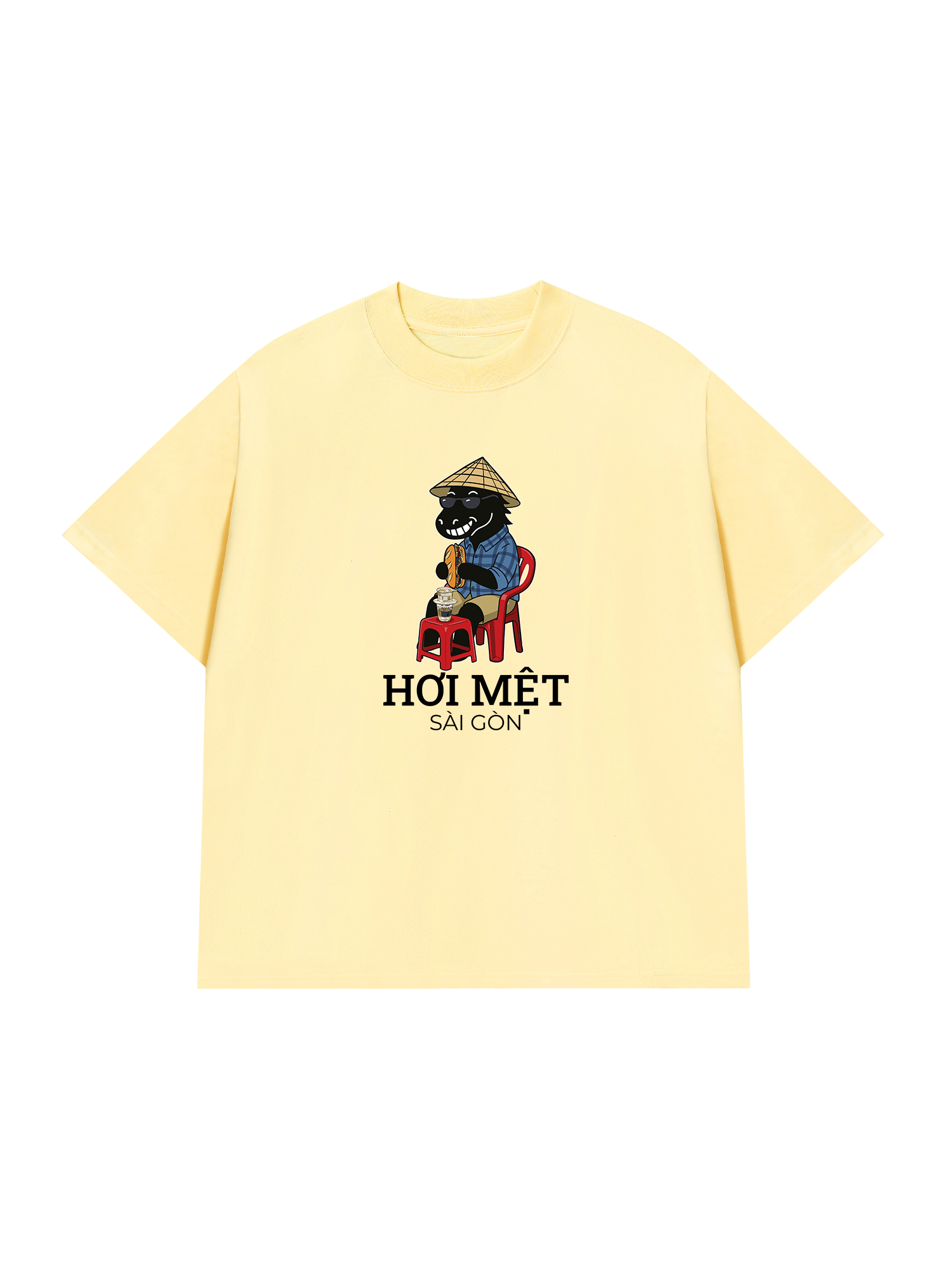 Áo Thun Relaxed Fit Sài Gòn Hơi Mệt