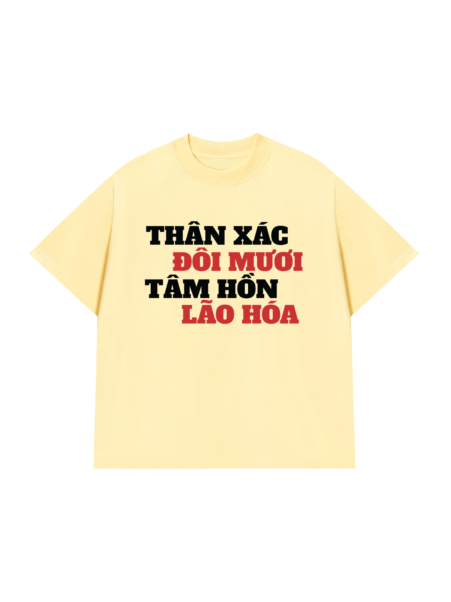 Áo Thun Relaxed Fit Thân Xác Đôi Mươi