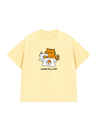 Áo Thun Relaxed Fit Made By A Cat
