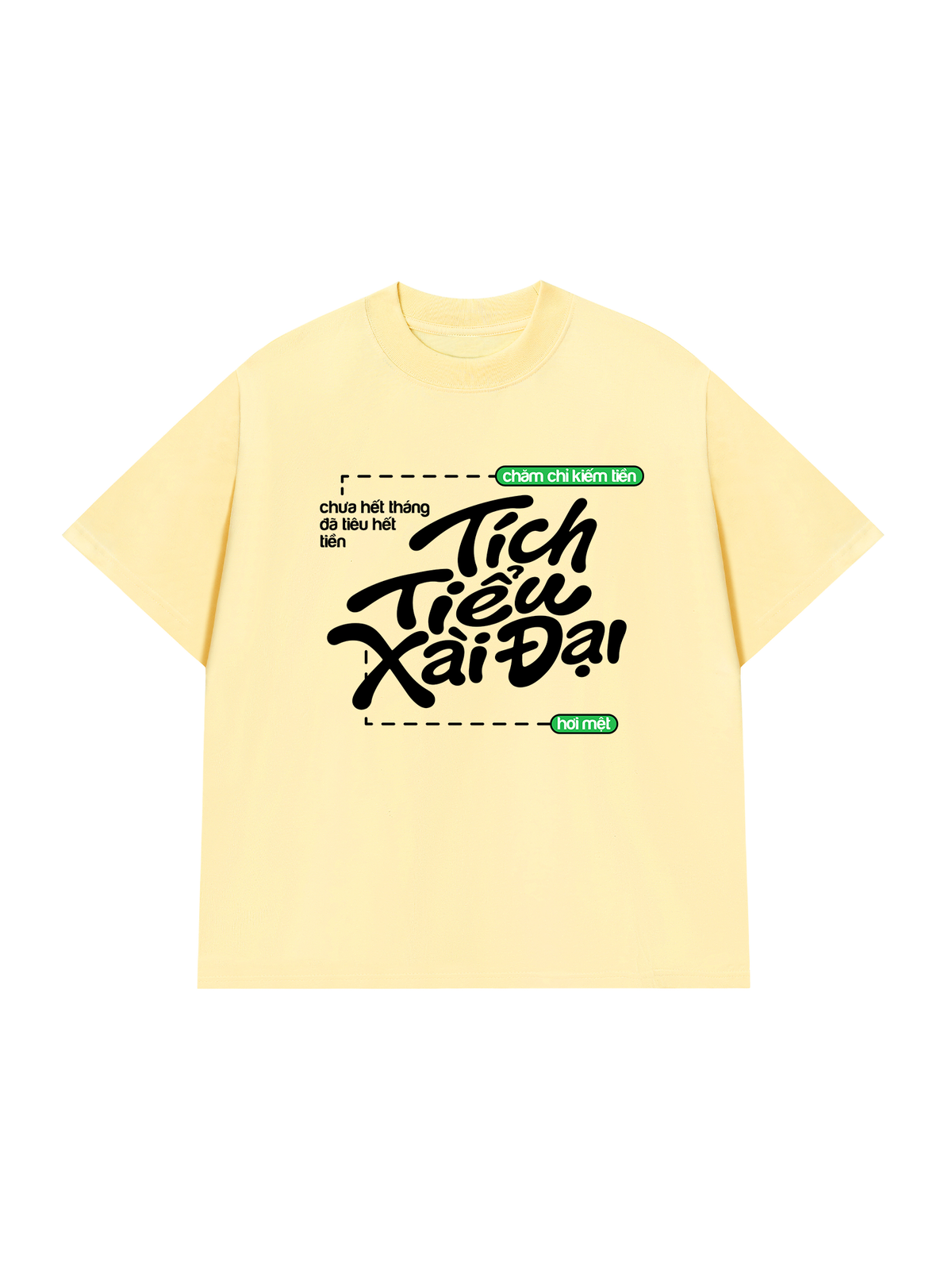 Áo Thun Relaxed Fit Tích Tiểu Xài Đại