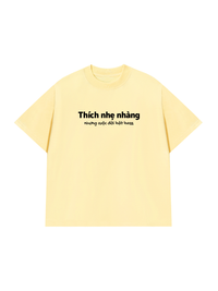 Áo Thun Relaxed Fit Thích Nhẹ Nhàng