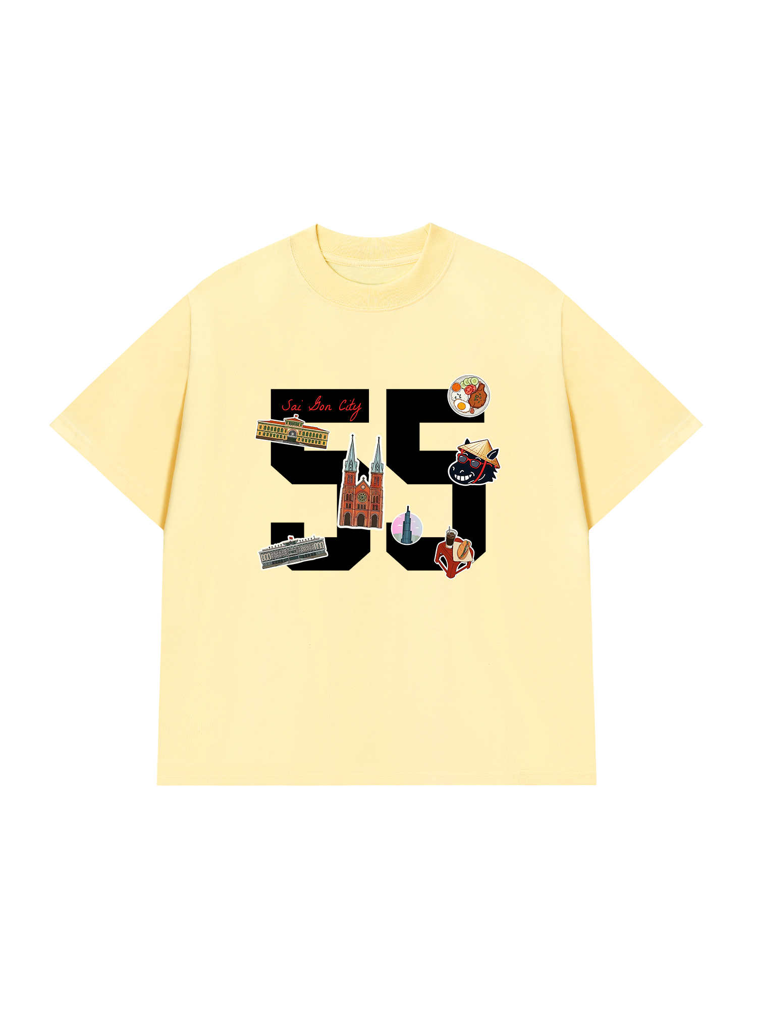 Áo Thun Relaxed Fit Sài Gòn 55