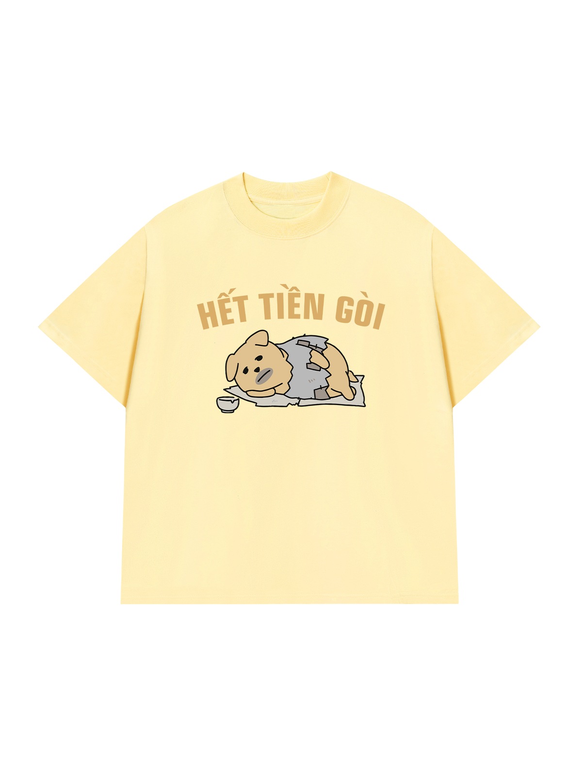 Áo Thun Relaxed Fit Hết Tiền Gòi