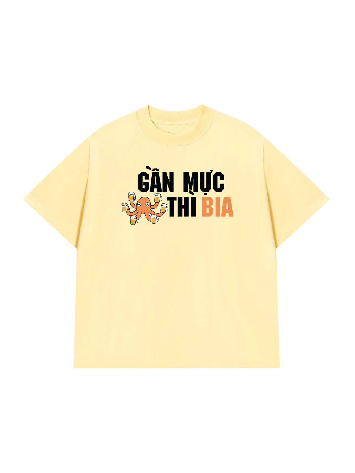 Áo Thun Relaxed Fit Gần Mực Thì Bia