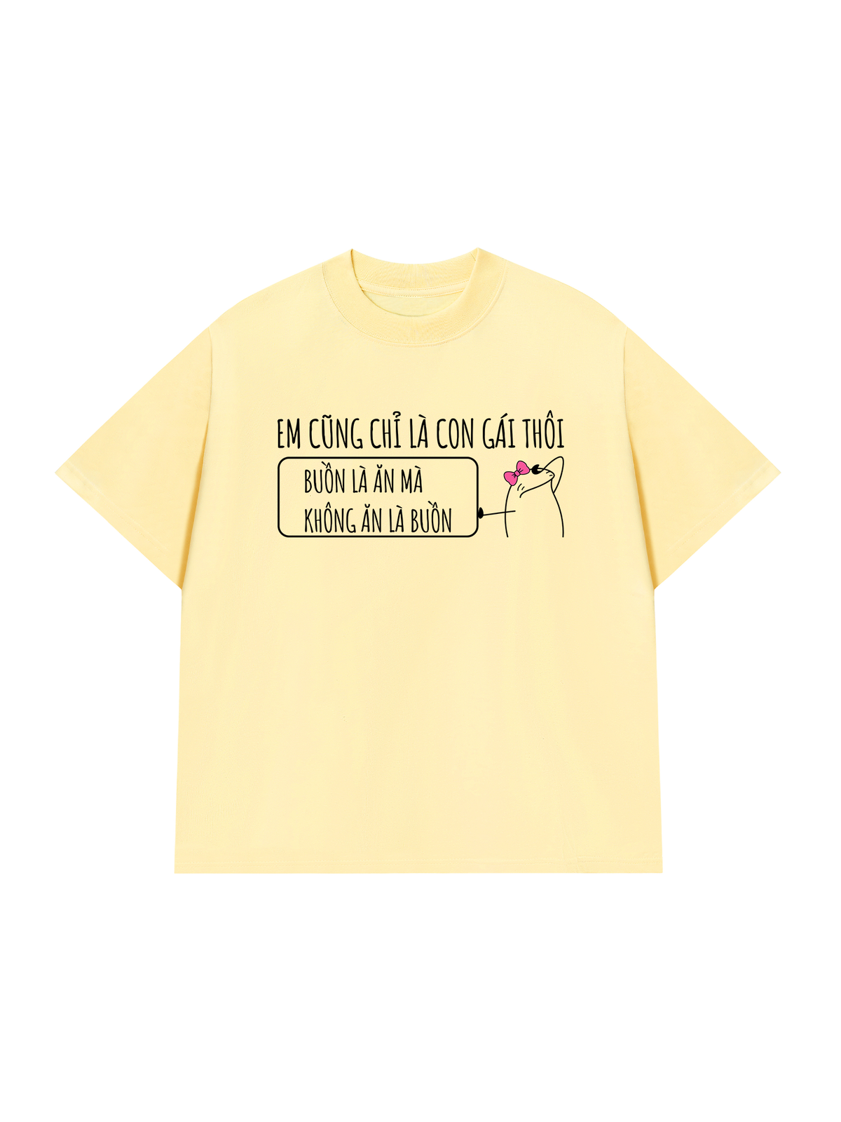 Áo Thun Relaxed Fit Em Cũng Là Con Gái Thôi