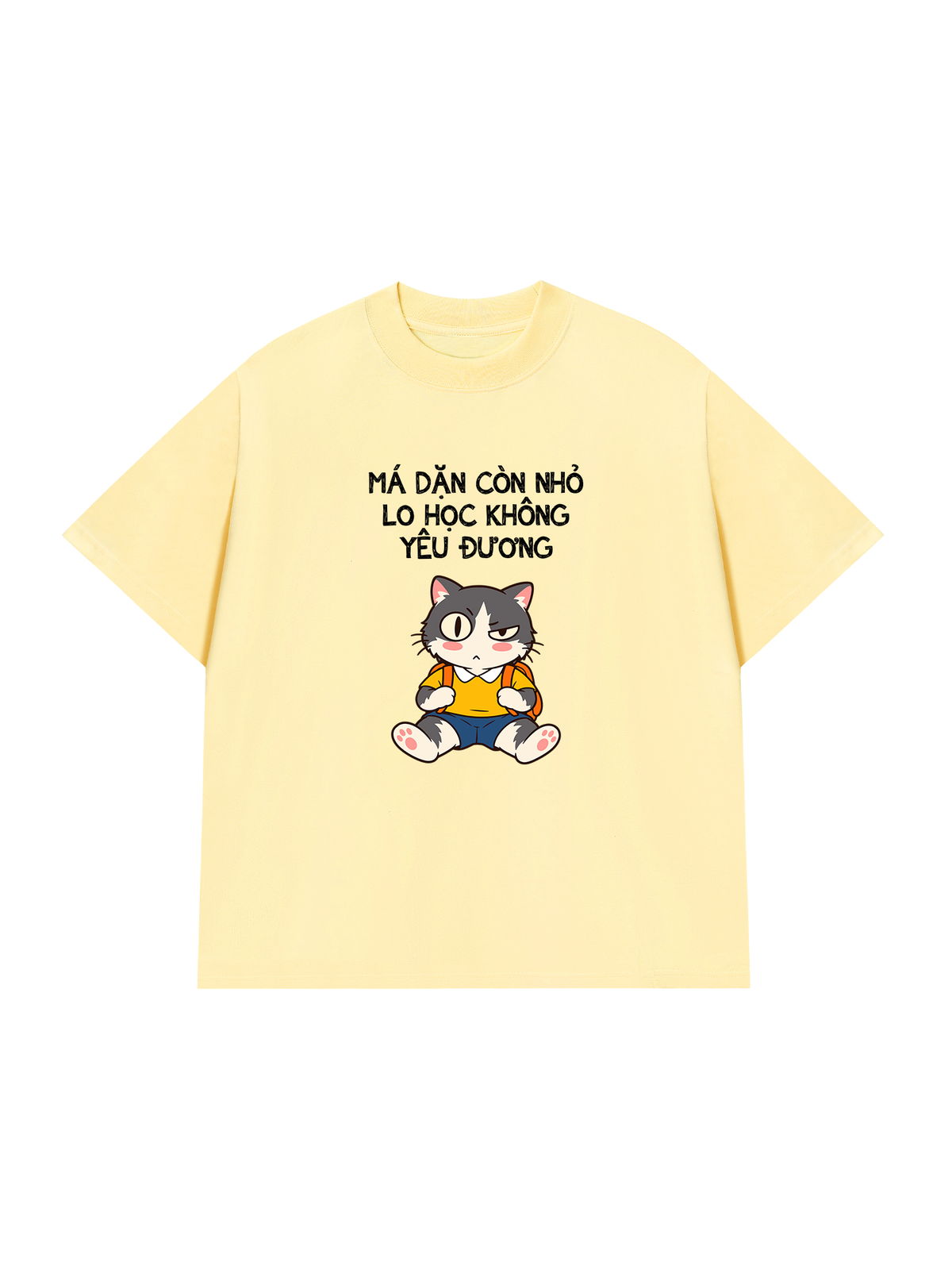 Áo Thun Relaxed Fit Còn Nhỏ Lo Học