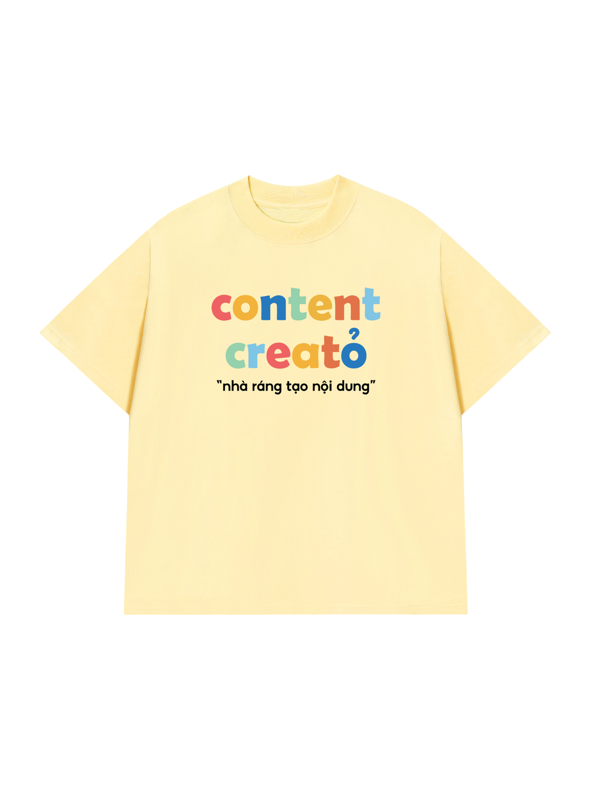 Áo Thun Relaxed Fit Content Creator