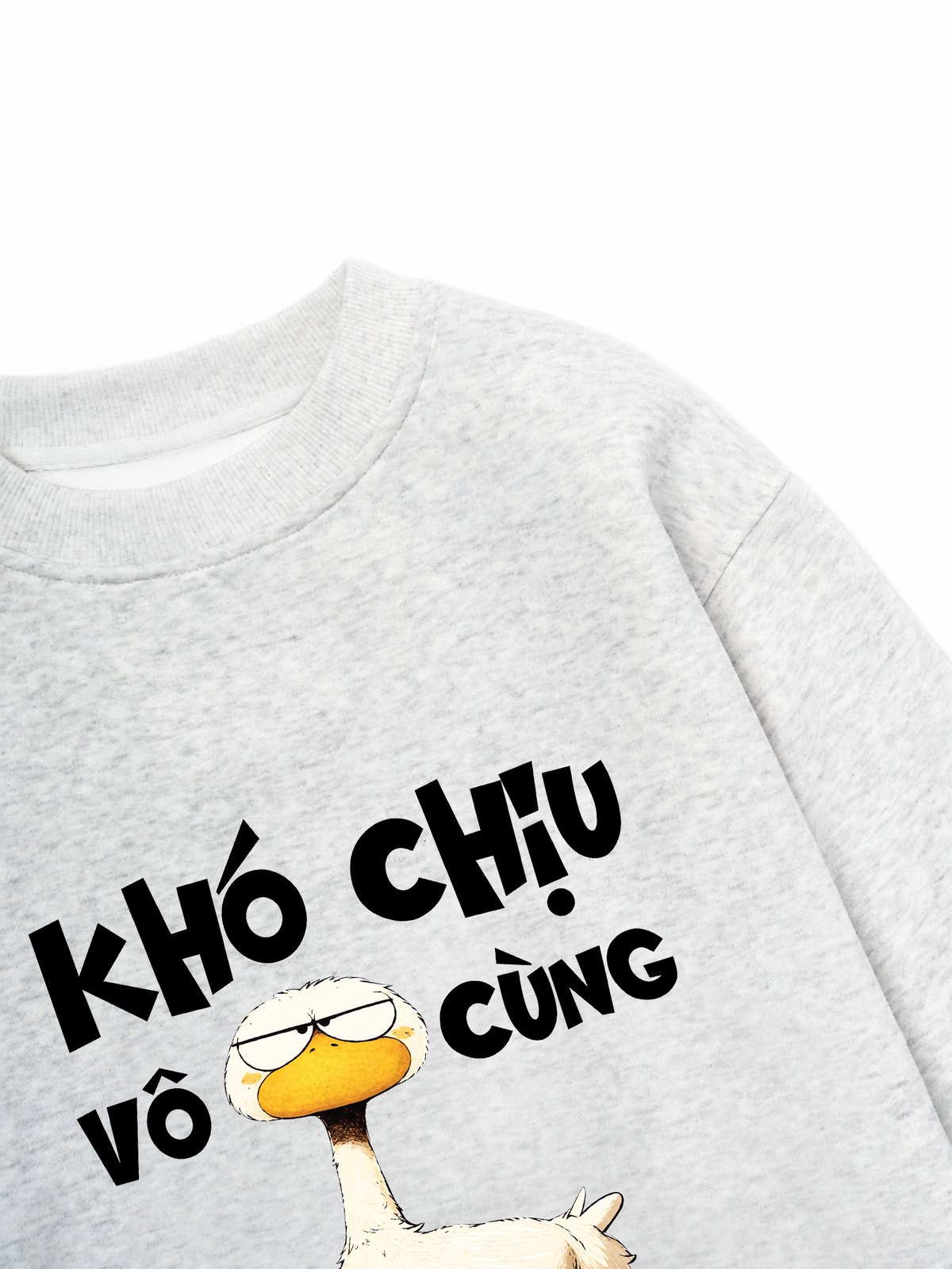 Áo Sweater Nỉ Hai Da Khó Chịu Vô Cùng