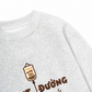 Áo Sweater Nỉ Hai Da Tụt Đường