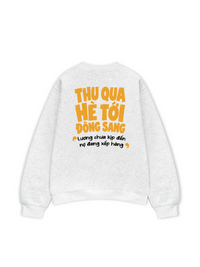 Áo Sweater Nỉ Hai Da Thu Qua Hè Tới Đông Sang