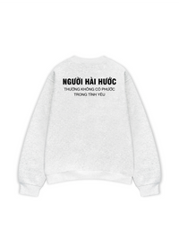 Áo Sweater Nỉ Hai Da Người Hài Hước