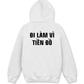Áo Hoodie Nỉ Hai Da Đi Làm Vì Tiền Đồ