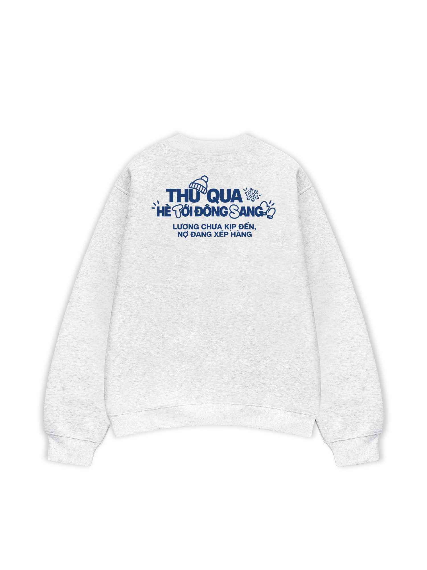 Áo Sweater Nỉ Hai Da Thu Qua Hè Tới Đông Sang