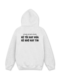 Áo Hoodie Nỉ Hai Da Kẻ Mày Kẻ Mắt Kẻ Môi