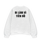 Áo Sweater Nỉ Hai Da Đi Làm Vì Tiền Đồ