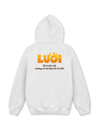 Áo Hoodie Nỉ Hai Da Lười
