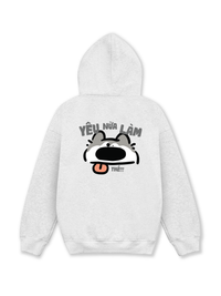 Áo Hoodie Nỉ Hai Da Yêu Nữa Làm Chó