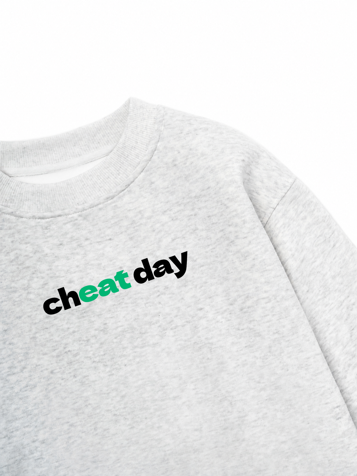 Áo Sweater Nỉ Hai Da Cheat Day