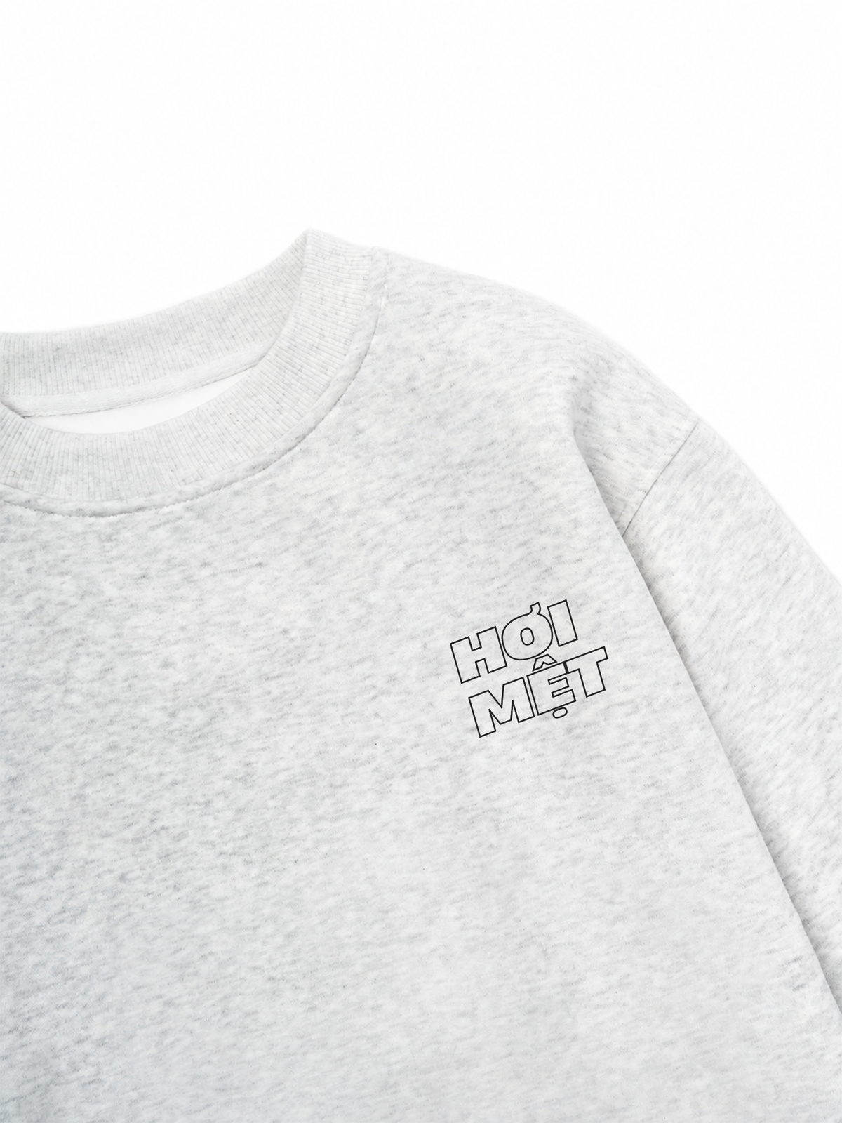 Áo Sweater Nỉ Hai Da Xà Rơi