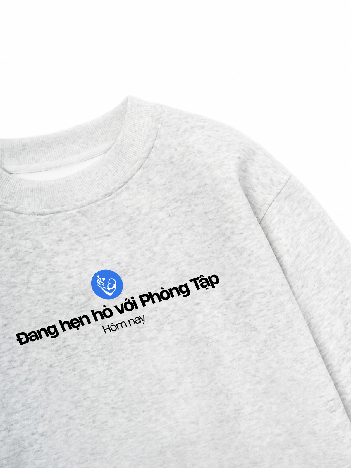 Áo Sweater Nỉ Hai Da Hẹn Hò Phòng Tập