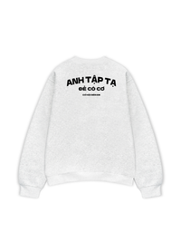 Áo Sweater Nỉ Hai Da Anh Tập Tạ