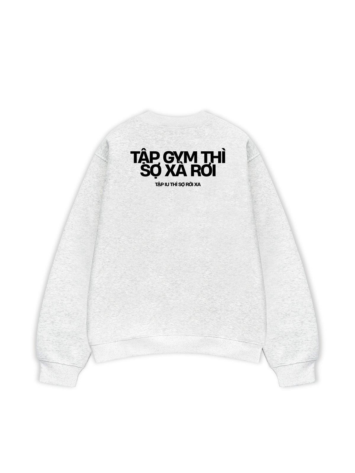 Áo Sweater Nỉ Hai Da Xà Rơi