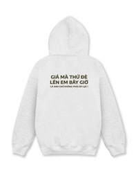 Áo Hoodie Nỉ Hai Da Đè Lên Em