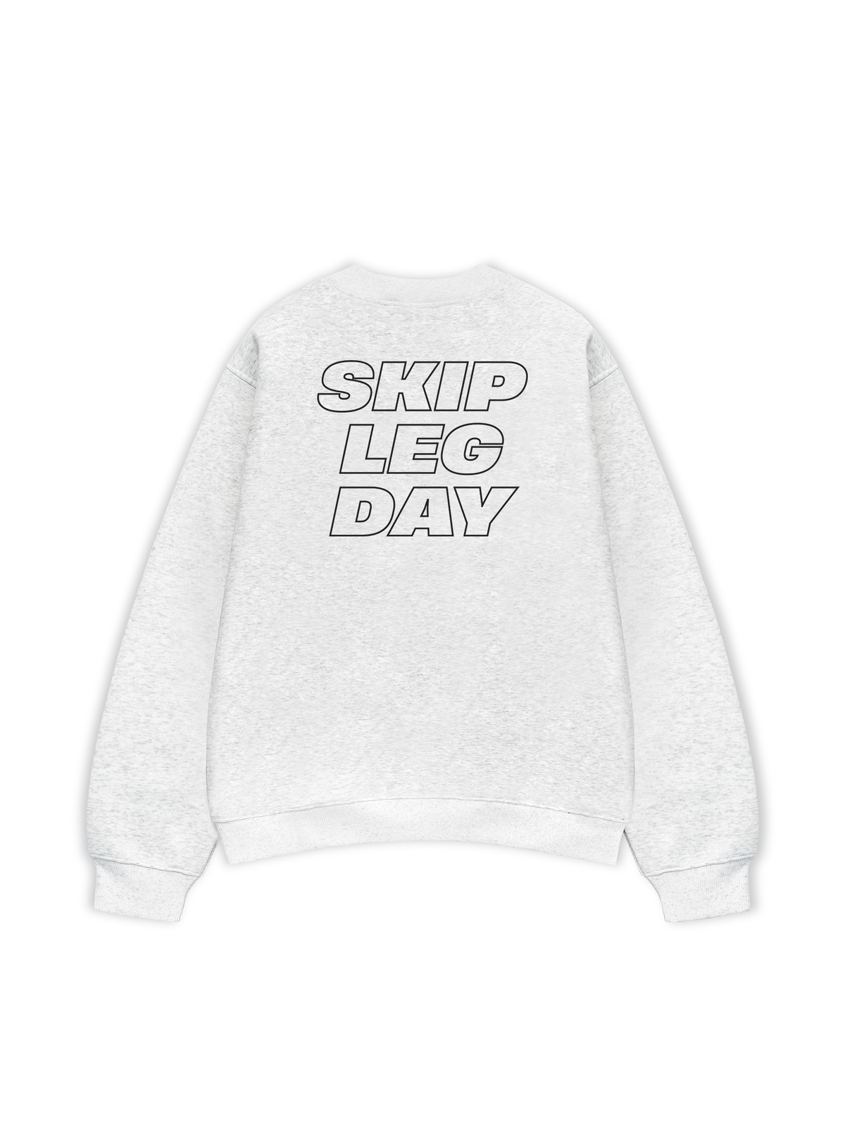 Áo Sweater Nỉ Hai Da Skip Leg Day