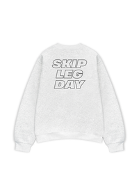 Áo Sweater Nỉ Hai Da Skip Leg Day