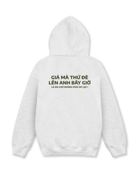 Áo Hoodie Nỉ Hai Da Đè Lên Anh