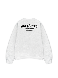 Áo Sweater Nỉ Hai Da Em Tập Tạ