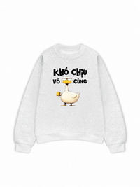 Áo Sweater Nỉ Hai Da Khó Chịu Vô Cùng