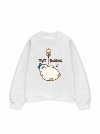 Áo Sweater Nỉ Hai Da Tụt Đường