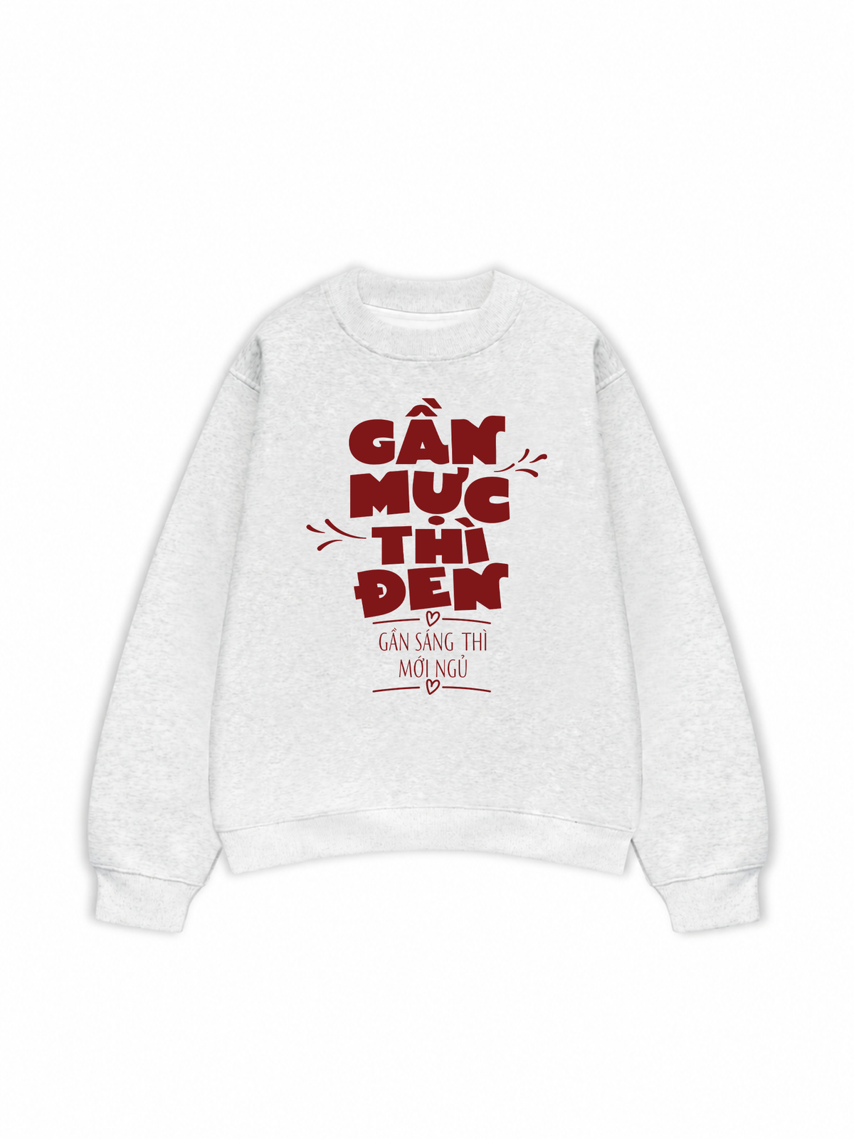 Áo Sweater Nỉ Hai Da Gần Mực Thì Đen