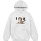 Áo Hoodie Nỉ Hai Da I Love You