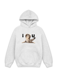 Áo Hoodie Nỉ Hai Da I Love You