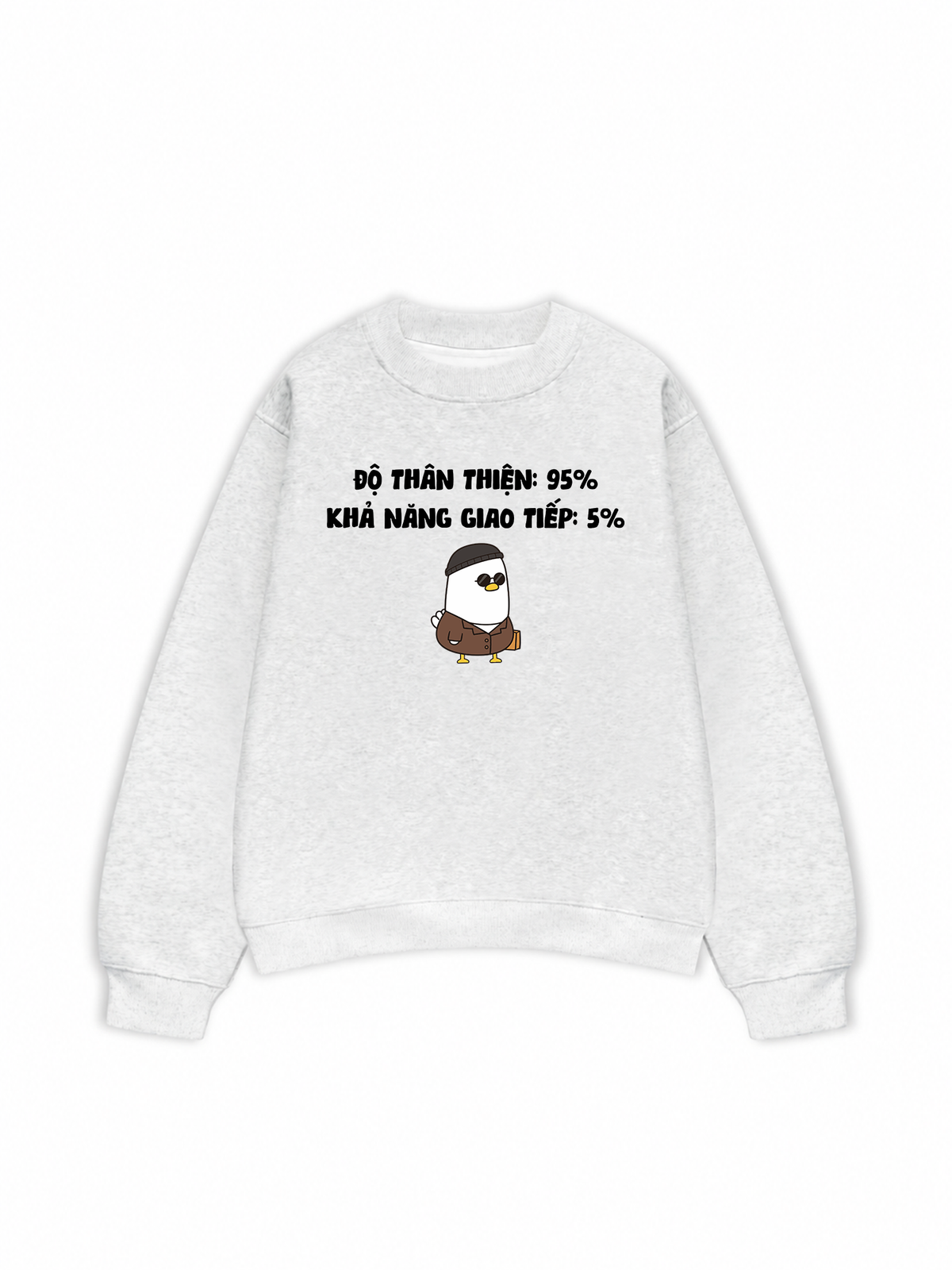 Áo Sweater Nỉ Hai Da Độ Thân Thiện 95%