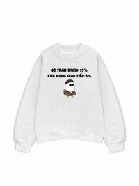 Áo Sweater Nỉ Hai Da Độ Thân Thiện 95%