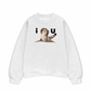 Áo Sweater Nỉ Hai Da I Love You